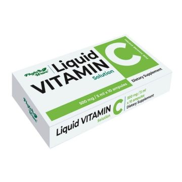 Витамин С 500 mg, 5 ml разтвор х10 ампули Phyto Wave