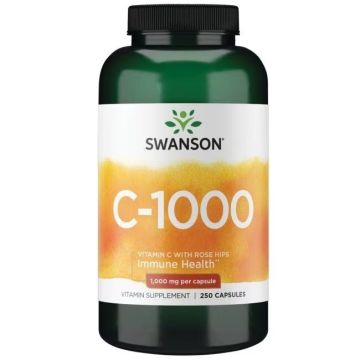 Витамин С с шипка 1000 мг х250 капсули Swanson