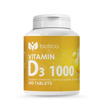 Витамин D3 1000 IU х100 таблетки Biotica