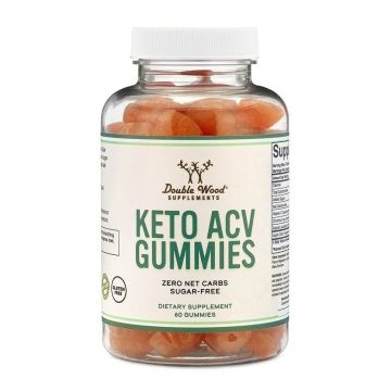 Keto ACV Gummies Ябълков оцет и хром х60 желирани таблетки Double Wood