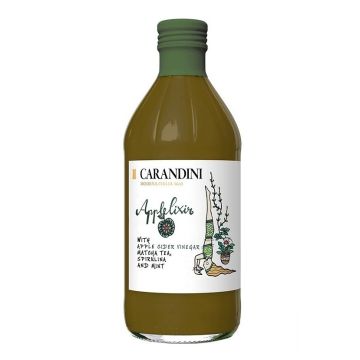 Applelixir Ябълков оцет с Матча, Спирулина и Мента х500 мл Carandini