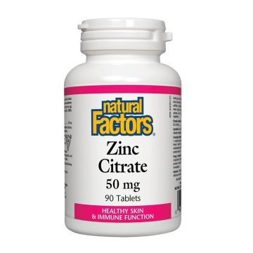 Цинк (цитрат) 50 mg х90 таблетки Natural Factors